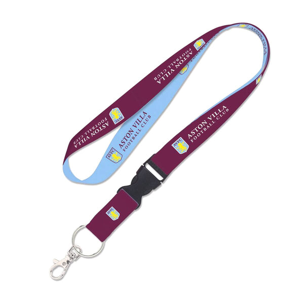 Aston Villa FC Lanyard W/Detachable Buckle 1&quot; Accessories WinCraft 