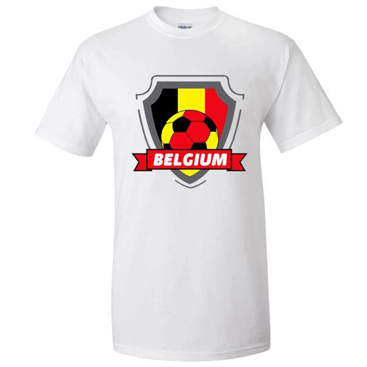 Belgium World Cup 2022 Spirit Tee | Various Designs Shirt 411 Badge Youth Medium Youth