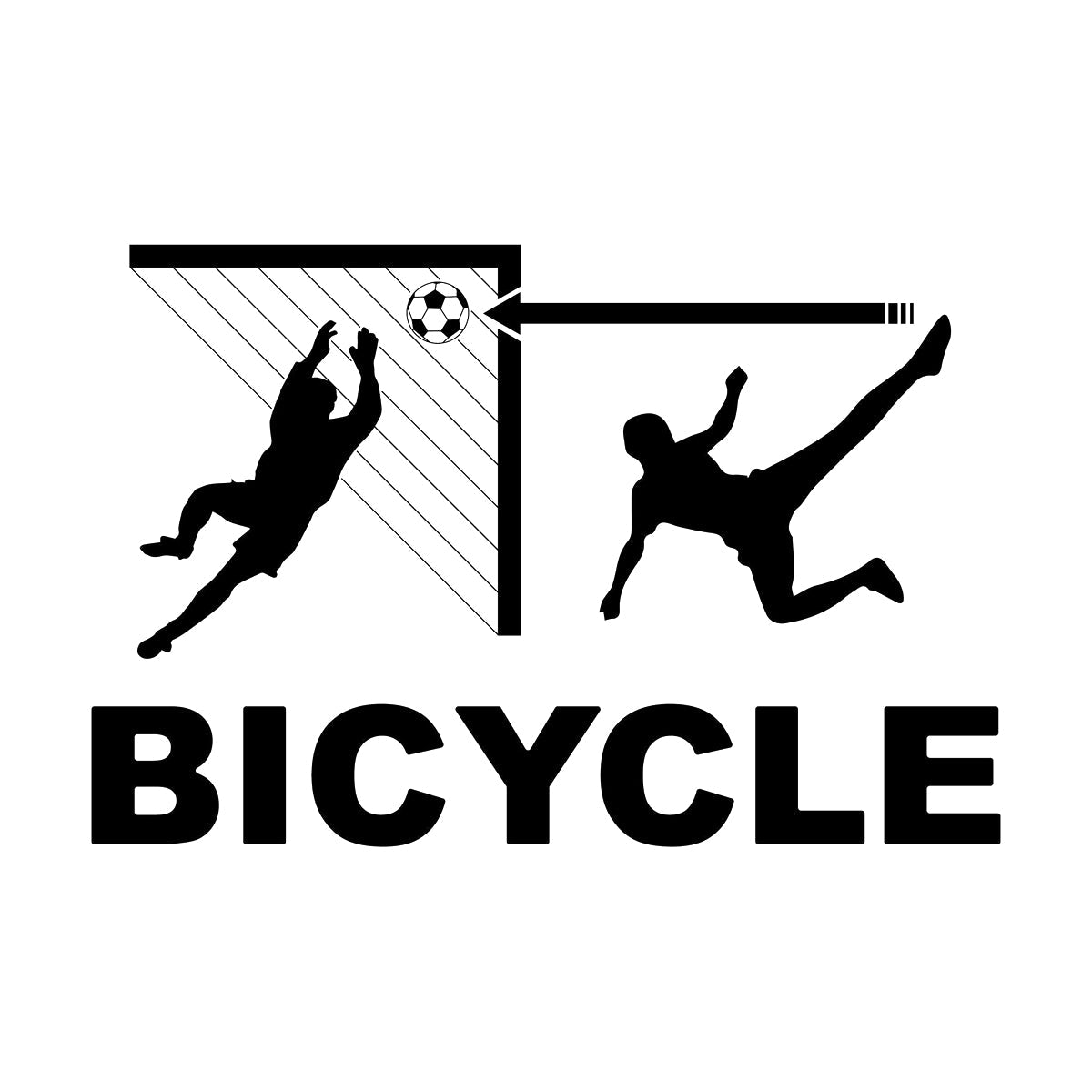Bicycle Soccer T-Shirt T-shirts 411 