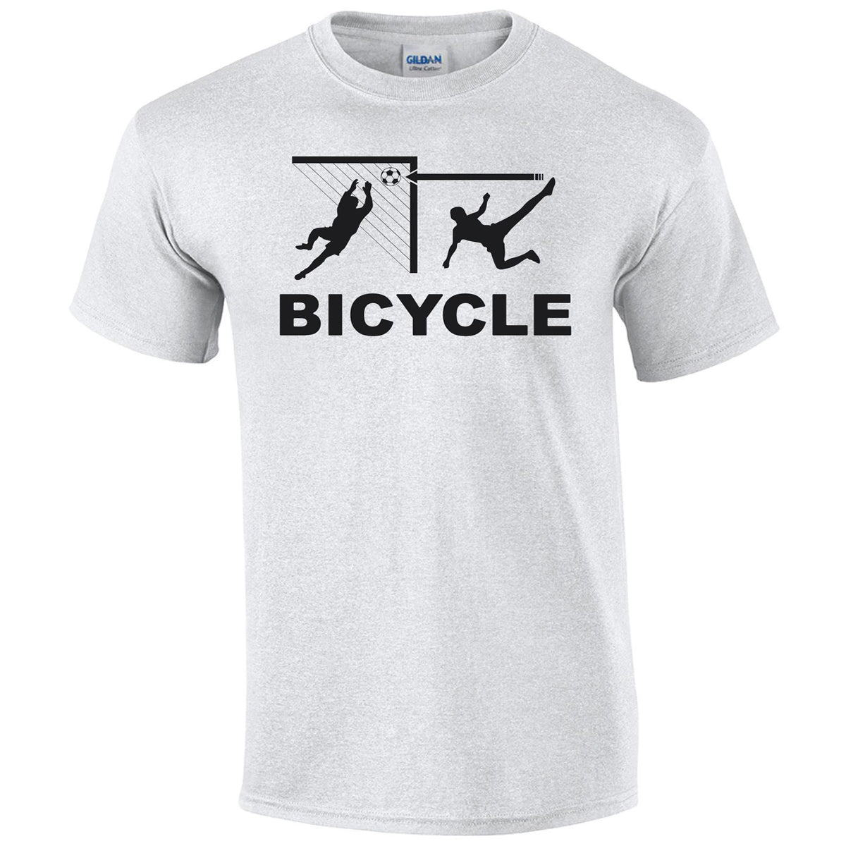 Bicycle Soccer T-Shirt T-shirts 411 Youth Medium Ash Youth