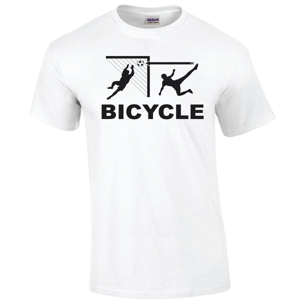 Bicycle Soccer T-Shirt T-shirts 411 Youth Medium White Youth
