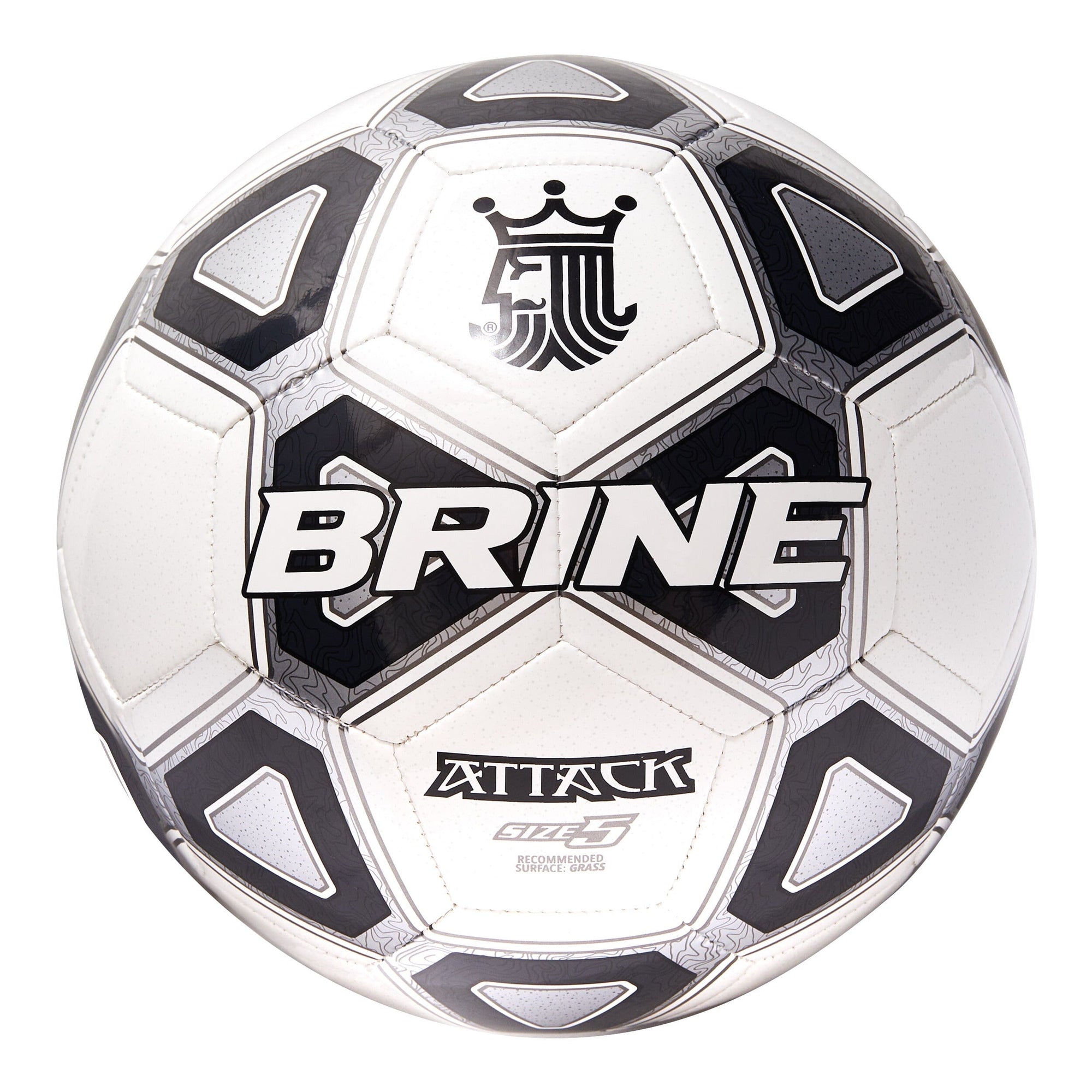 Brine Attack Soccer Ball | FB23313G Soccer Ball Brine 3 Black 