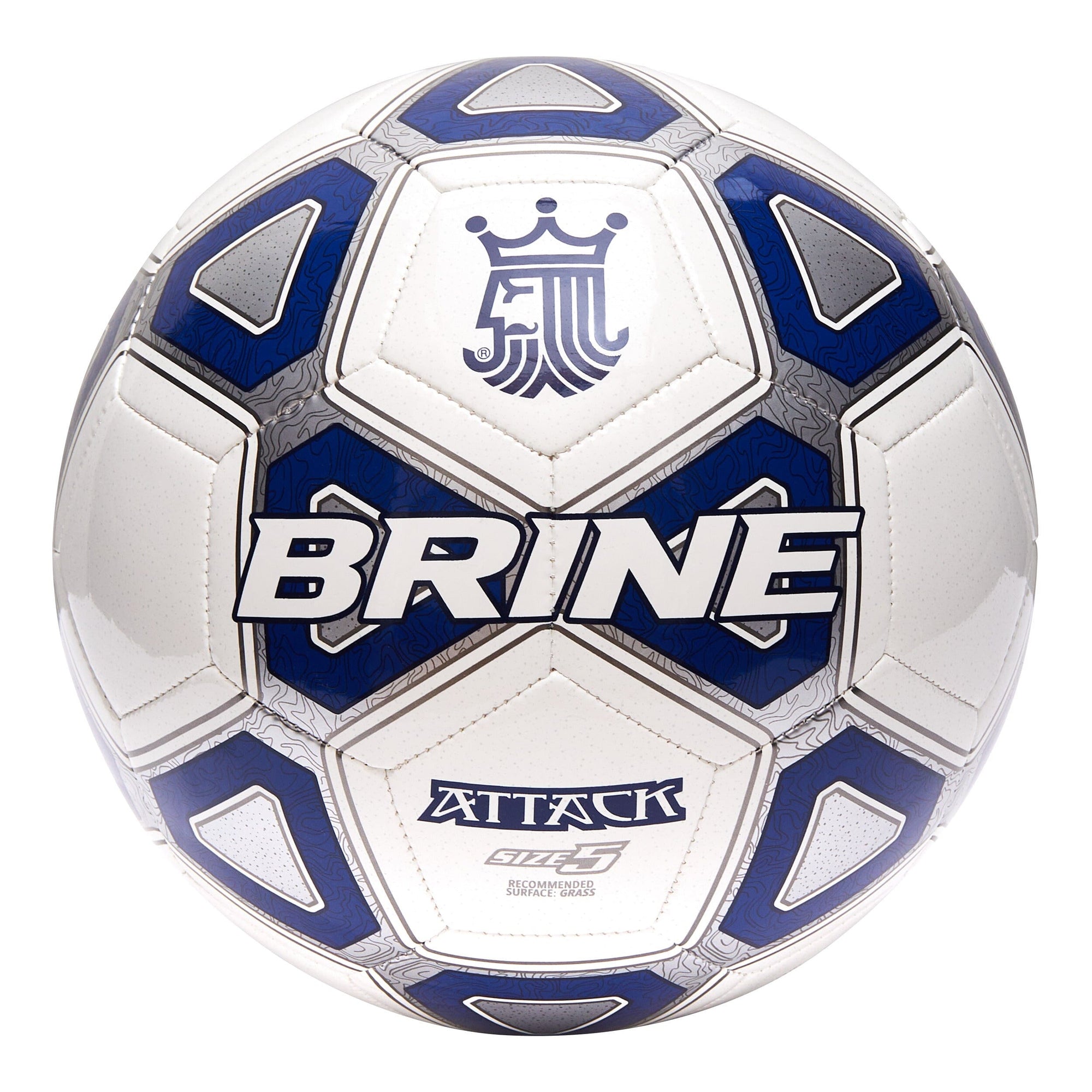 Brine Attack Soccer Ball | FB23313G Soccer Ball Brine 3 Navy 