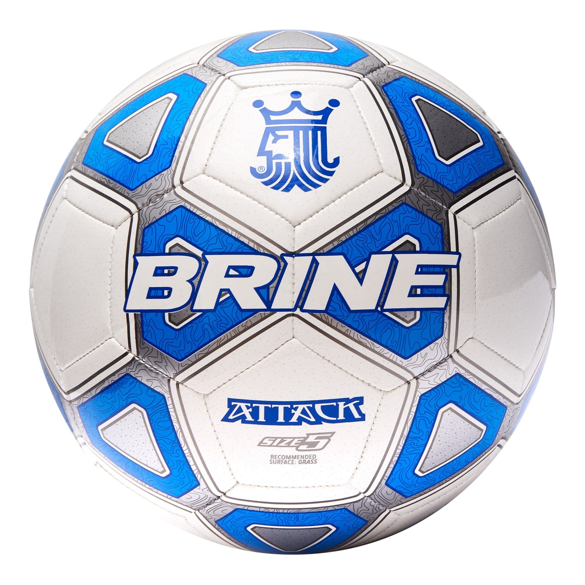Brine Attack Soccer Ball | FB23313G Soccer Ball Brine 3 Royal 