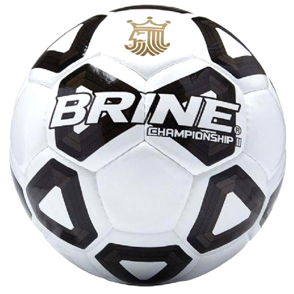Brine Championship 2.0 Soccer Ball Size 5 - New and Improved Soccer Ball Brine 5 Black 