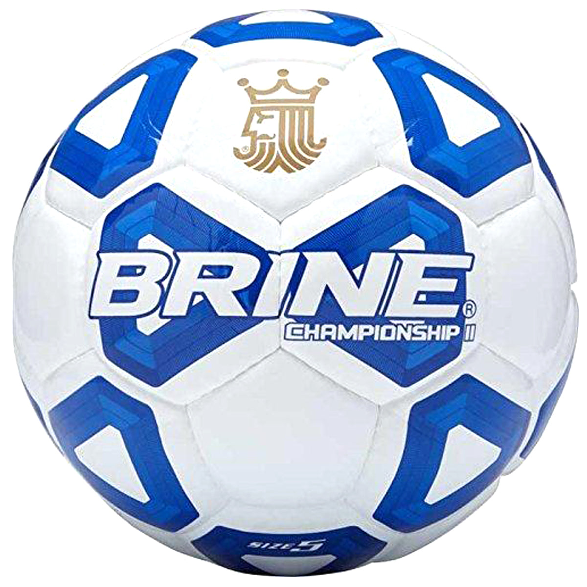 Brine Championship 2.0 Soccer Ball Size 5 - New and Improved Soccer Ball Brine 5 Royal 