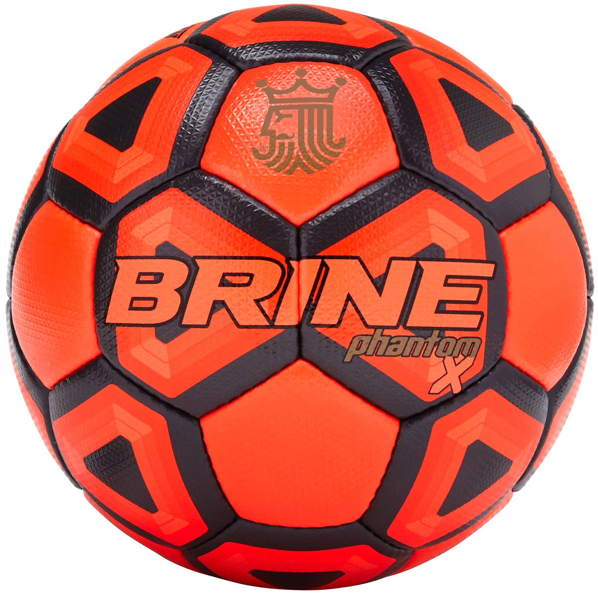 Brine Phantom X Soccer Ball | SBPHTMX7 Soccer Ball Brine 5 Orange/Black 
