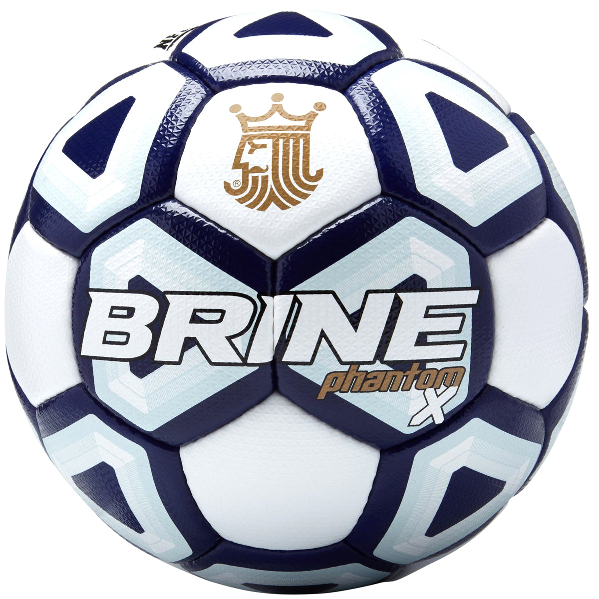 Brine Phantom X Soccer Ball | SBPHTMX7 Soccer Ball Brine 5 White/Navy 