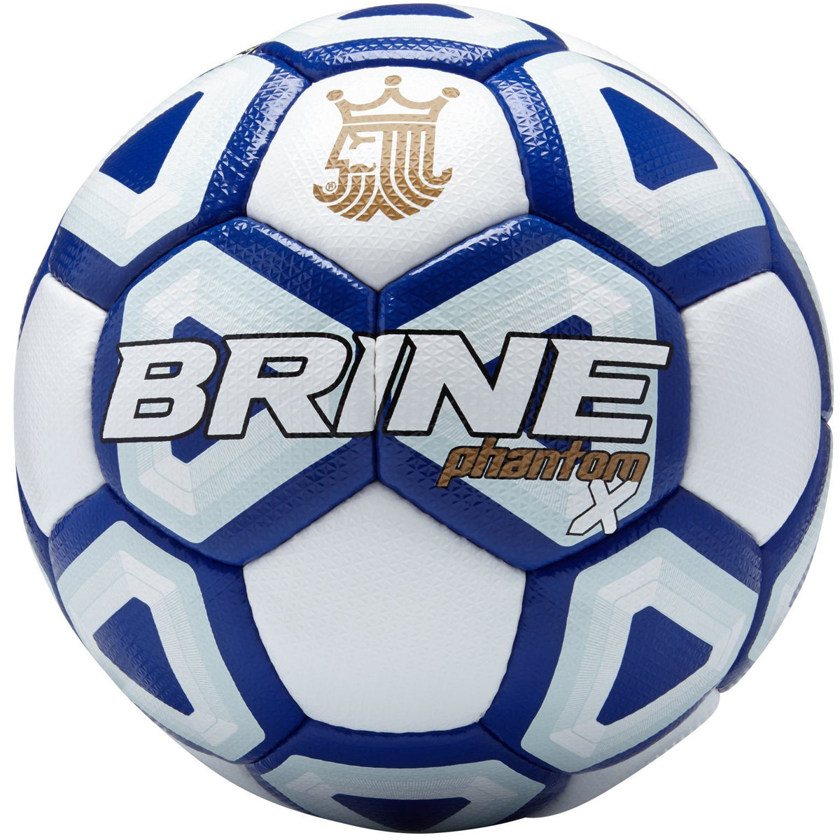 Brine Phantom X Soccer Ball | SBPHTMX7 Soccer Ball Brine 5 White/Royal 