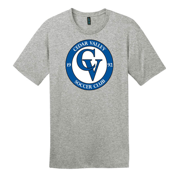 Cedar Valley Soccer Club Men&#39;s Cotton T-Shirt T-Shirt Goal Kick Soccer Adult X-Large Sport Grey 