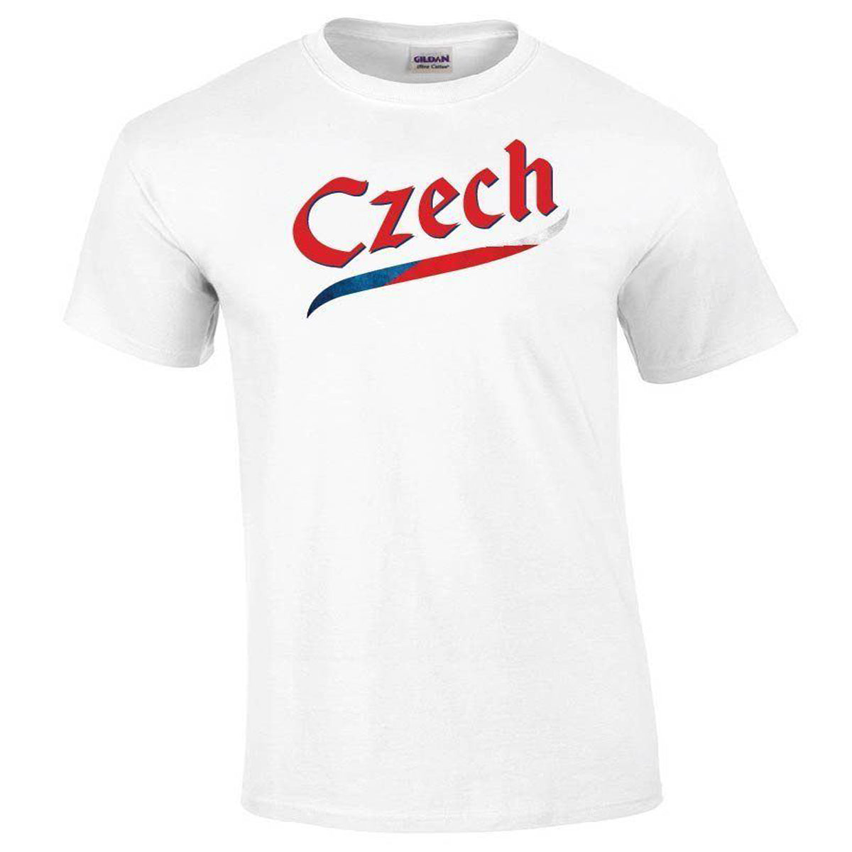 Czech Republic Script World Cup 2022 Printed Tee T-shirts 411 Youth Medium White Youth