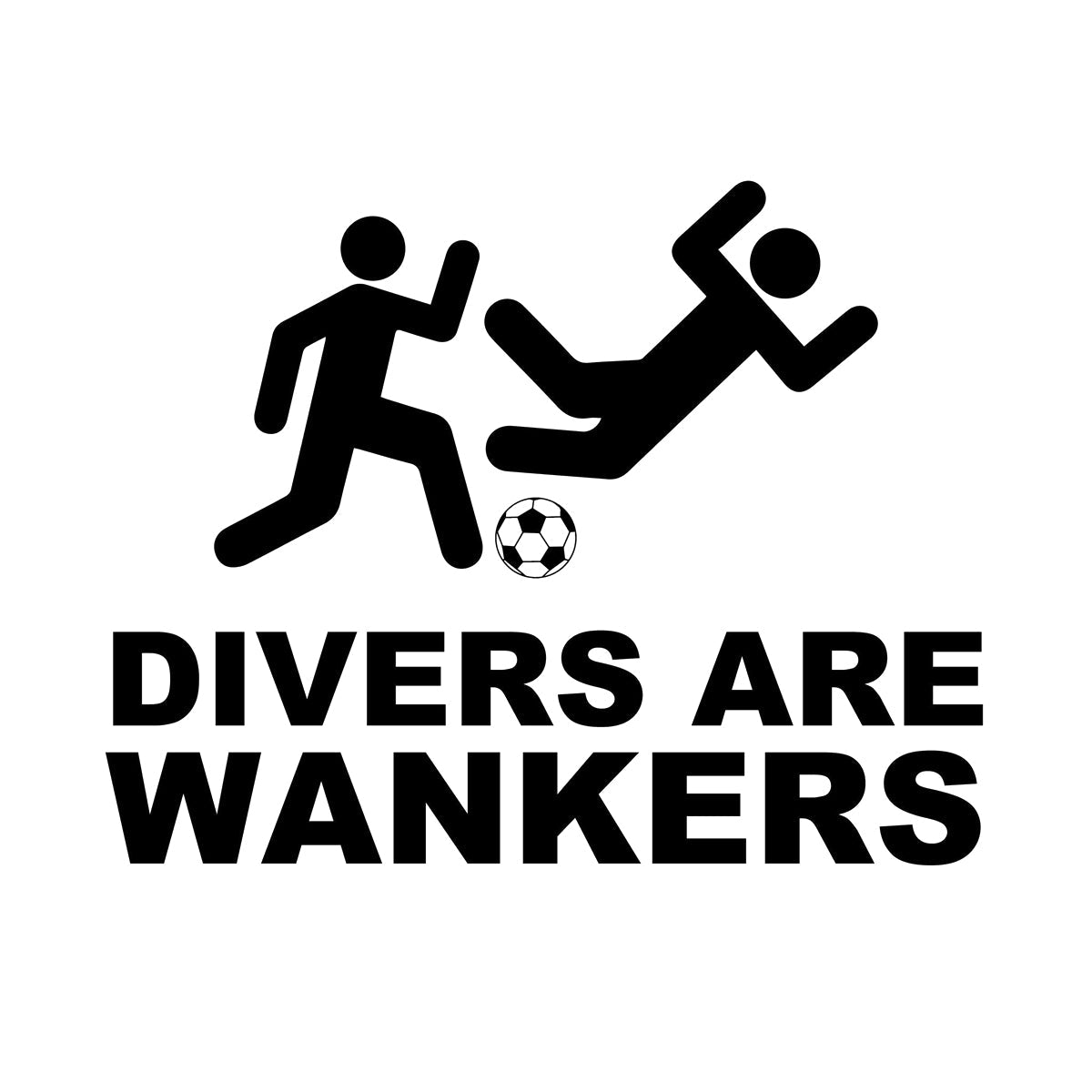 Divers Are Wankers Soccer T-Shirt T-shirts 411 
