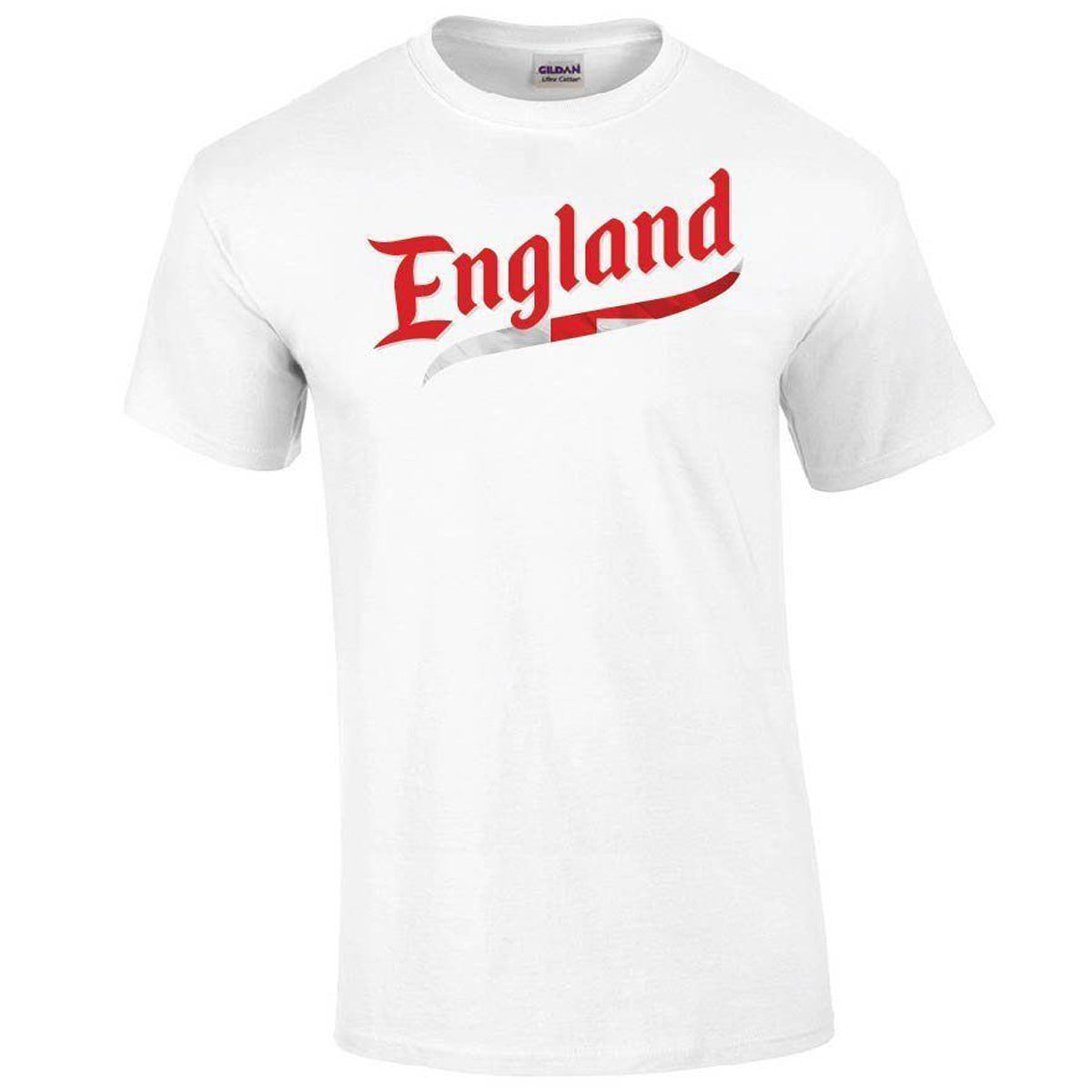 England Script World Cup 2022 Printed Tee T-shirts 411 Youth Medium White Youth