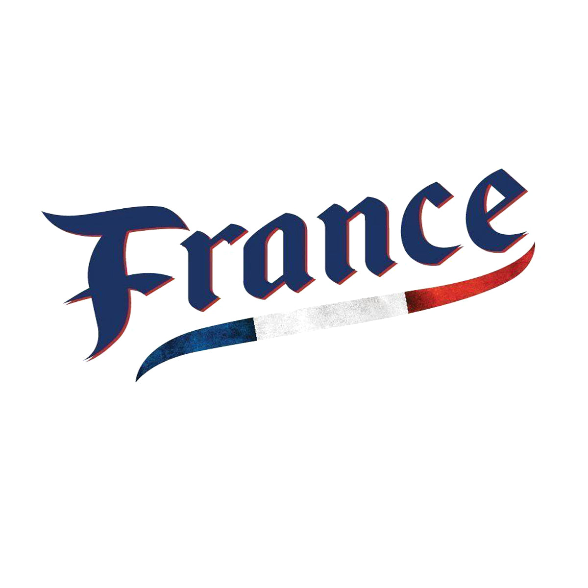 France Script World Cup 2022 Printed Tee T-shirts 411 