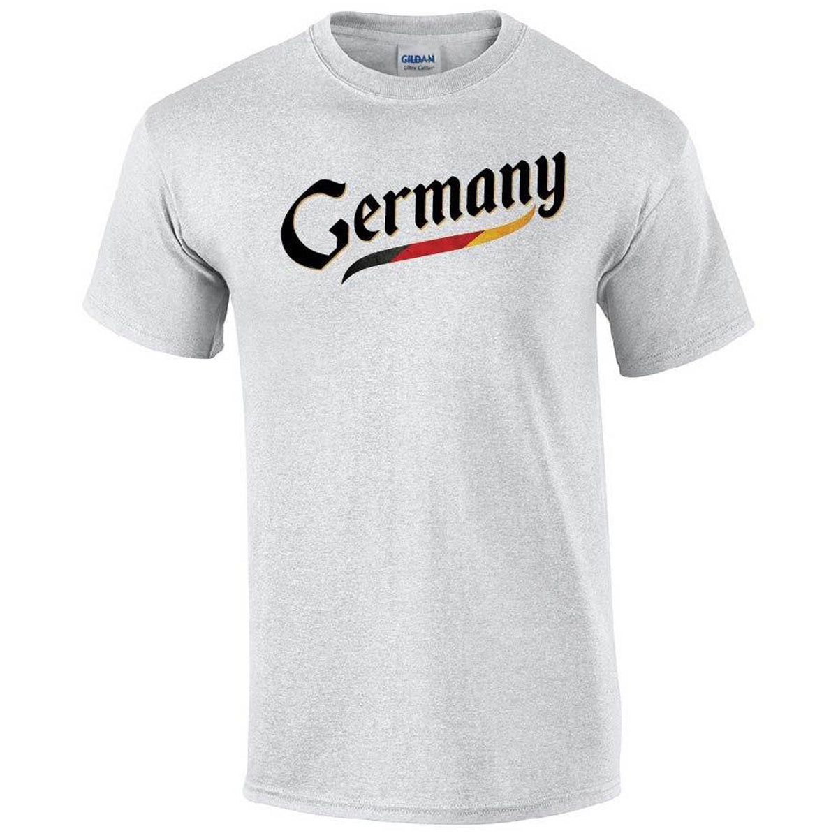 Germany Script World Cup 2022 Printed Tee T-shirts 411 Youth Medium Ash Youth