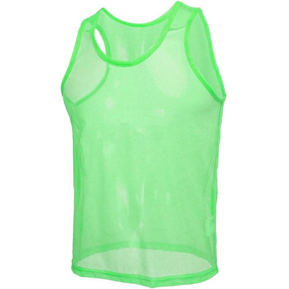 GK Team Practice Scrimmage Mesh Vests | Youth and Adult Vest Goal Kick Soccer Small Green 