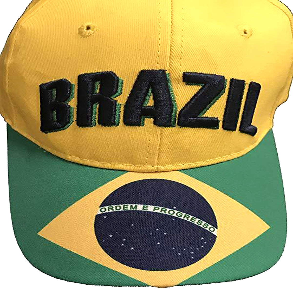 Icon Sports Brazil Flag Adjustable Cap | BR16CP Cap Icon Sports 