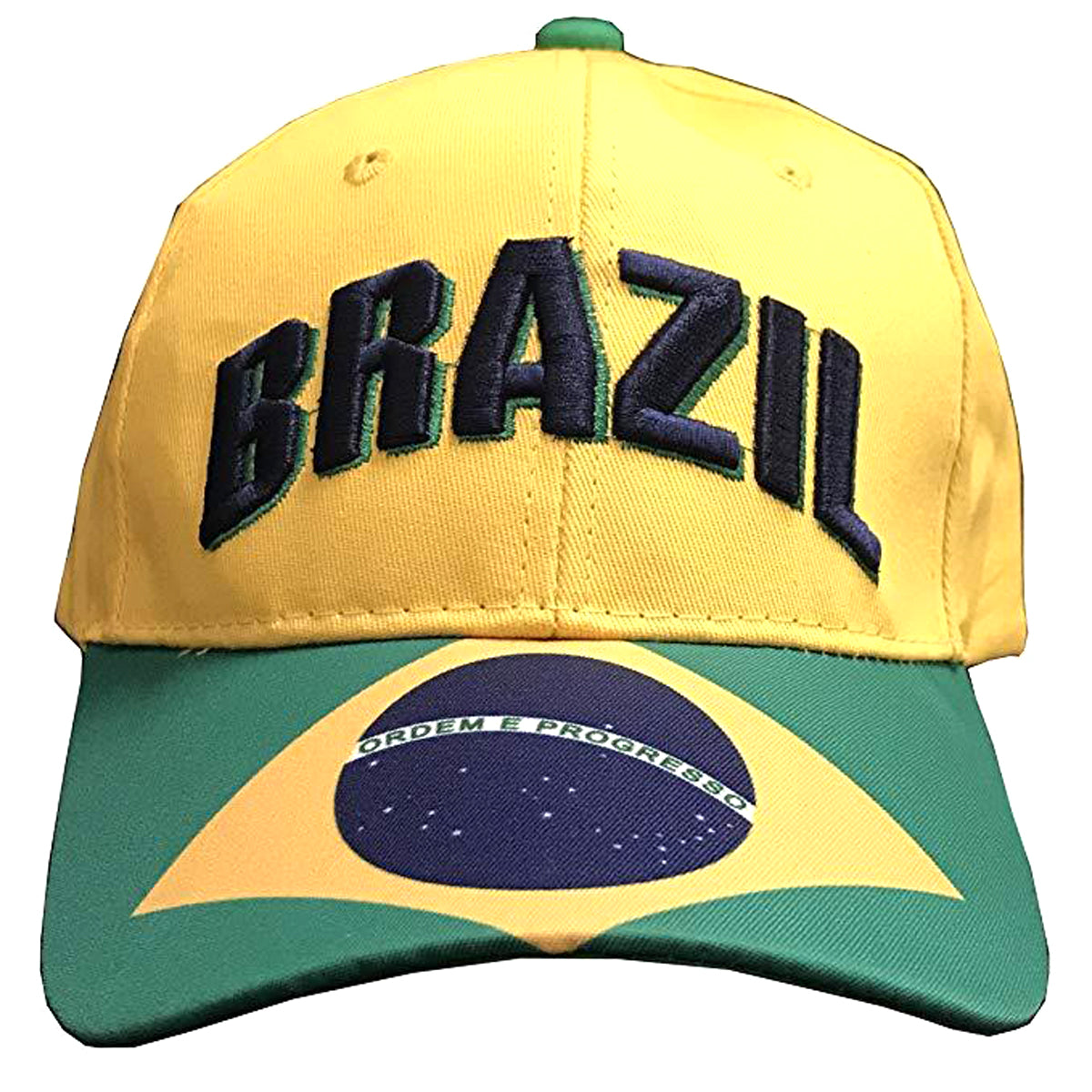 Icon Sports Brazil Flag Adjustable Cap | BR16CP Cap Icon Sports OSFA 
