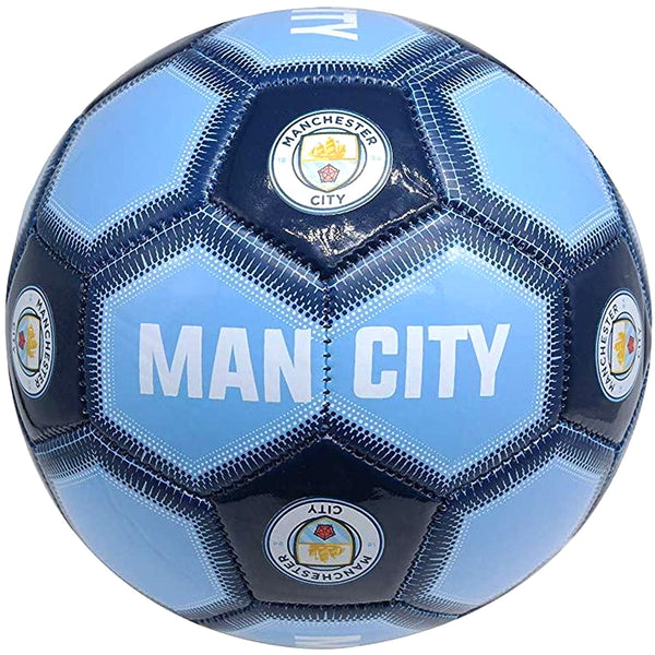 Icon Sports Manchester City F.C. Authentic Official Licensed Soccer Ball Soccer Ball Icon Sports Group 2 Light Blue / Navy / White 