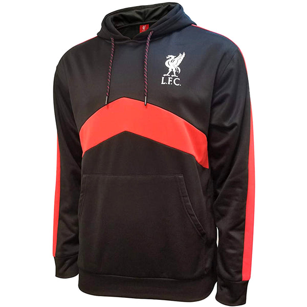 Icon Sports Men&#39;s International Soccer Pullover Hoodie | LP24PH-K Hoodie Icon Sports Group adult Small Black - Liverpool FC 