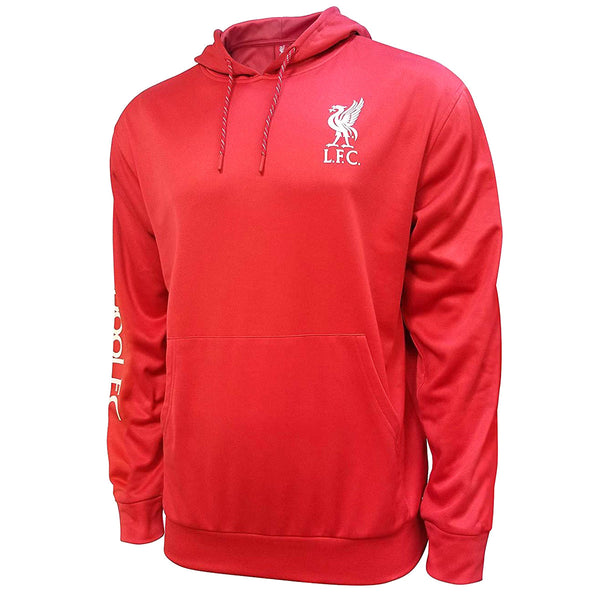 Icon Sports Men&#39;s Liverpool F.C. Pullover Hoodies | LP23PH-R Hoodie Icon Sports Group Adult Small RED w/WORDMARK 