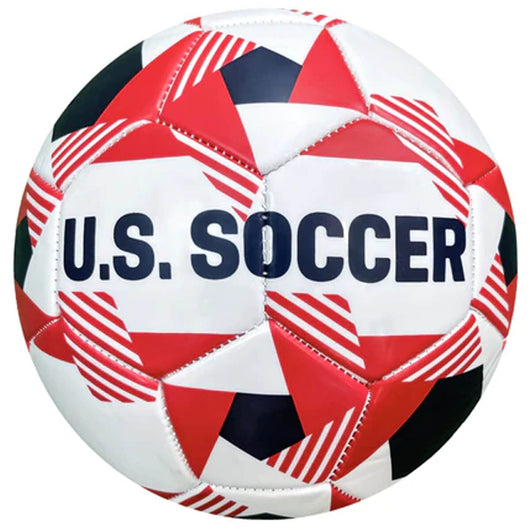 Icon Sports US Soccer White Prism Soccer Ball - Goal Kick Soccer