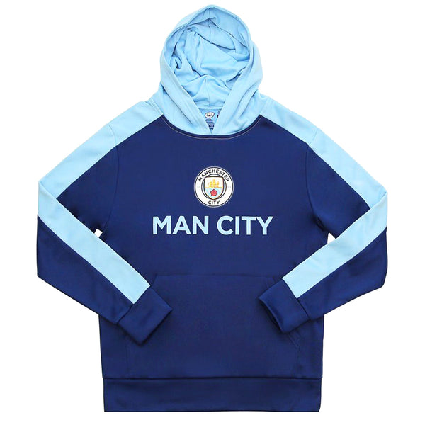 Icon Sports Youth Manchester City Officially Licensed Pullover Hoodie | MC41PH-N2 Hoodie Icon Sports Group Youth Small Navy 