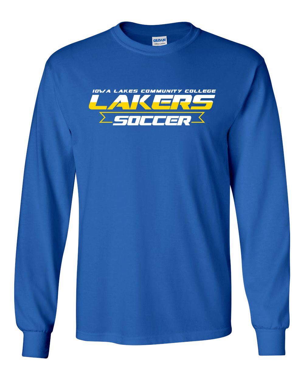 Iowa Lakes Soccer | College Long Sleeve Shirt Long Sleeve Shirt Gildan Youth Medium 