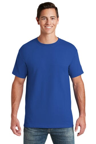 JERZEES® - Dri-Power® 50/50 Cotton/Poly T-Shirt Shirt Goal Kick Soccer 2X-Large Royal 