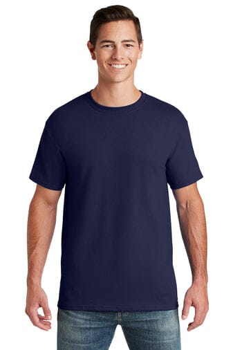 JERZEES® - Dri-Power® 50/50 Cotton/Poly T-Shirt Shirt Goal Kick Soccer X-Large Navy 