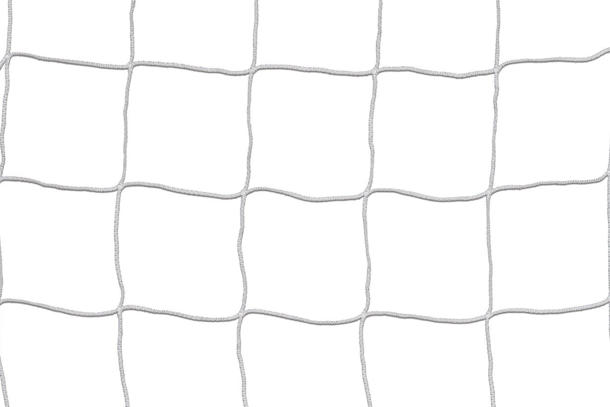 Kwikgoal 2mm Solid Braid Knotless Net | 3B7223 Nets Kwikgoal 6.5&#39; x 12&#39; White 