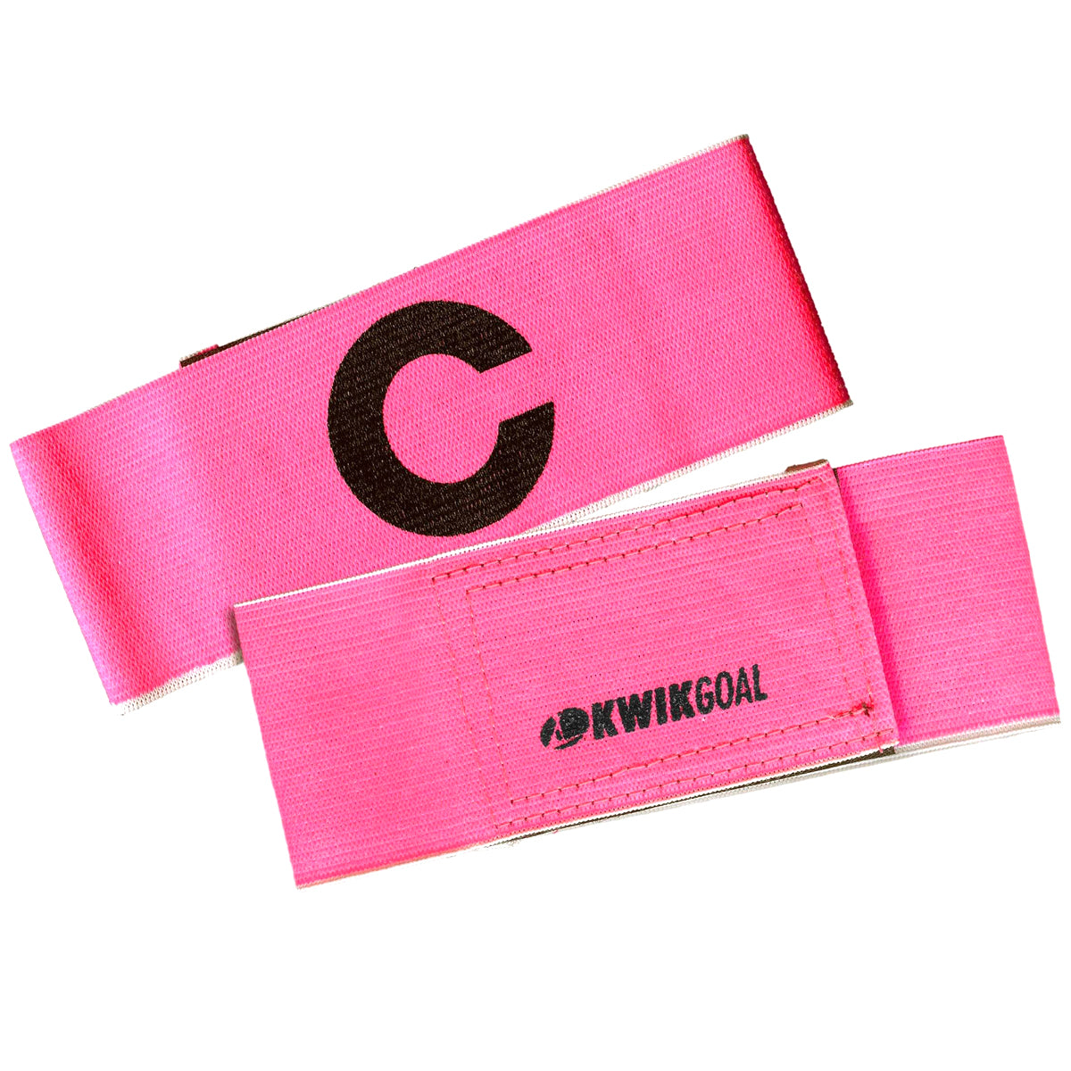 Kwikgoal Captain "C" Arm Bands | 19B12 Training equipment Kwikgoal High-Vis Pink 