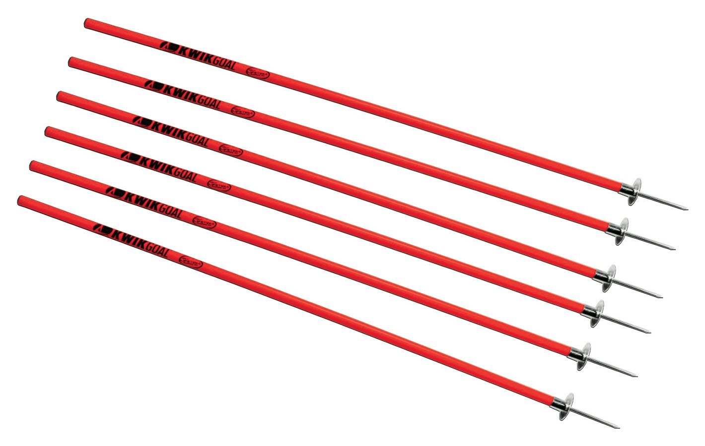 Kwikgoal Coaching Sticks (Set of 6) | 16B10 Training equipment Kwikgoal Red 
