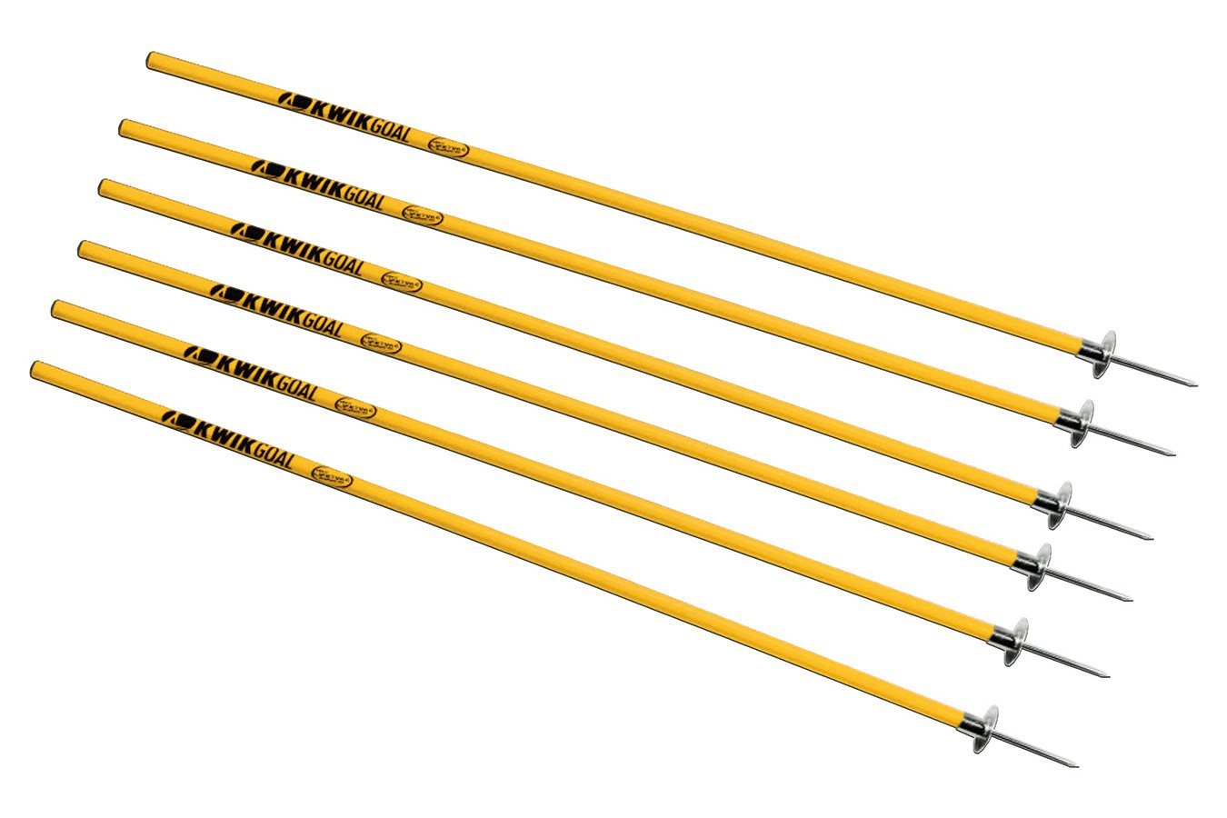 Kwikgoal Coaching Sticks (Set of 6) | 16B10 Training equipment Kwikgoal Yellow 