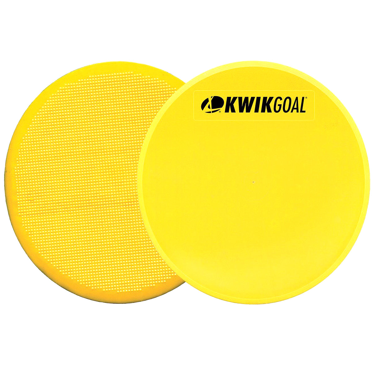 Kwikgoal Flat Round Markers | 16A29 Field equipment Kwikgoal Yellow 