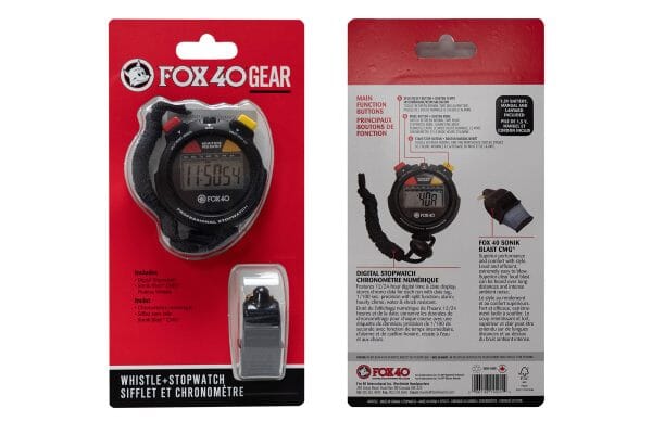 Kwikgoal Fox 40 Whistle & Stopwatch Kit | 15A802 Referee Kwikgoal 