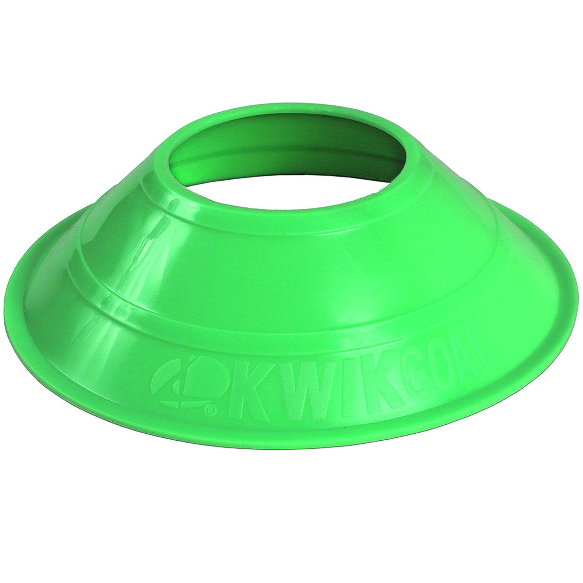 Kwikgoal Mini Disc Cones Soccer Coaching Equipment | 6A14 Field equipment Kwikgoal High-Vis Green 