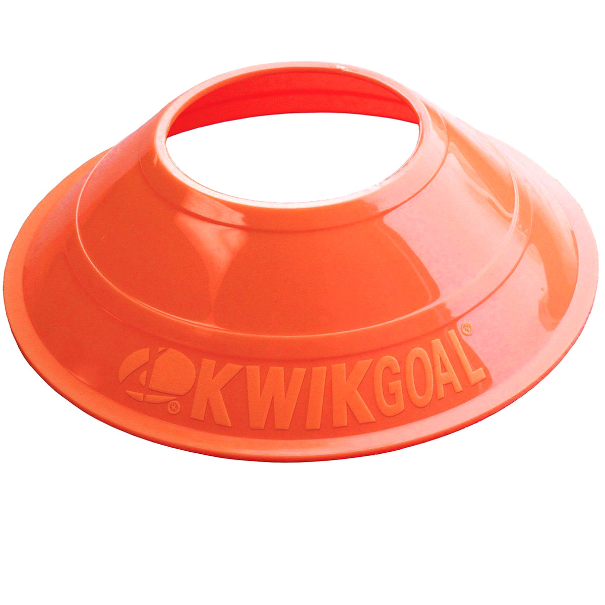 Kwikgoal Mini Disc Cones Soccer Coaching Equipment | 6A14 Field equipment Kwikgoal Orange 