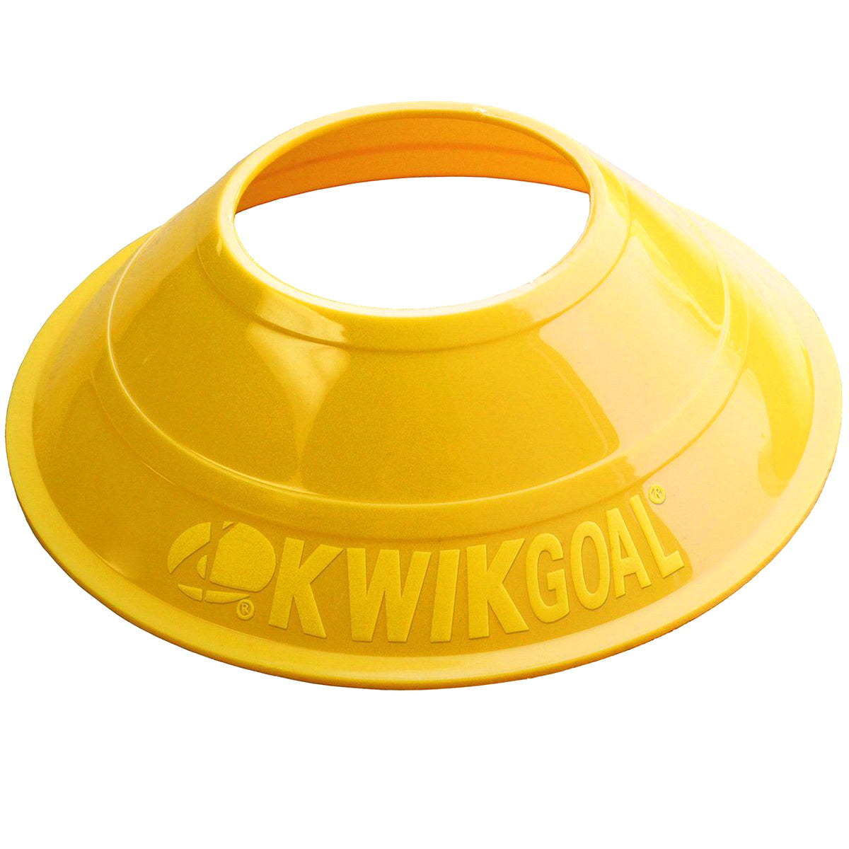 Kwikgoal Mini Disc Cones Soccer Coaching Equipment | 6A14 Field equipment Kwikgoal Yellow 