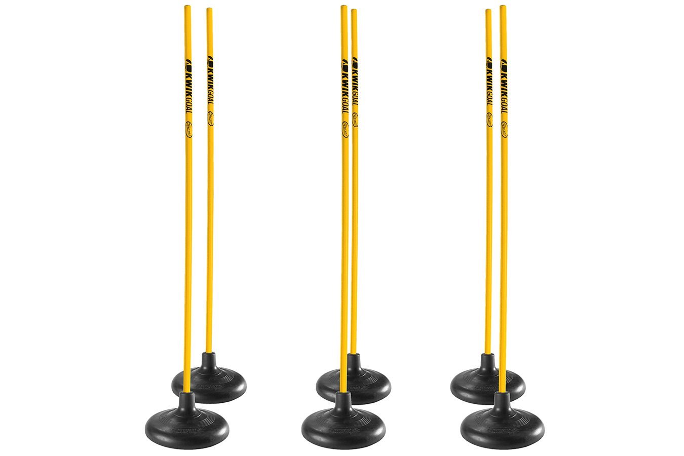 Kwikgoal Premier Coaching Sticks | 16B22 Training equipment Kwikgoal Yellow 
