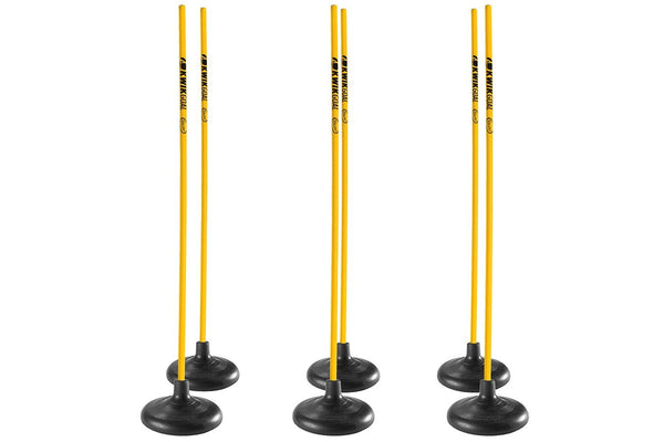 Kwikgoal Premier Coaching Sticks | 16B22 Training equipment Kwikgoal Yellow 