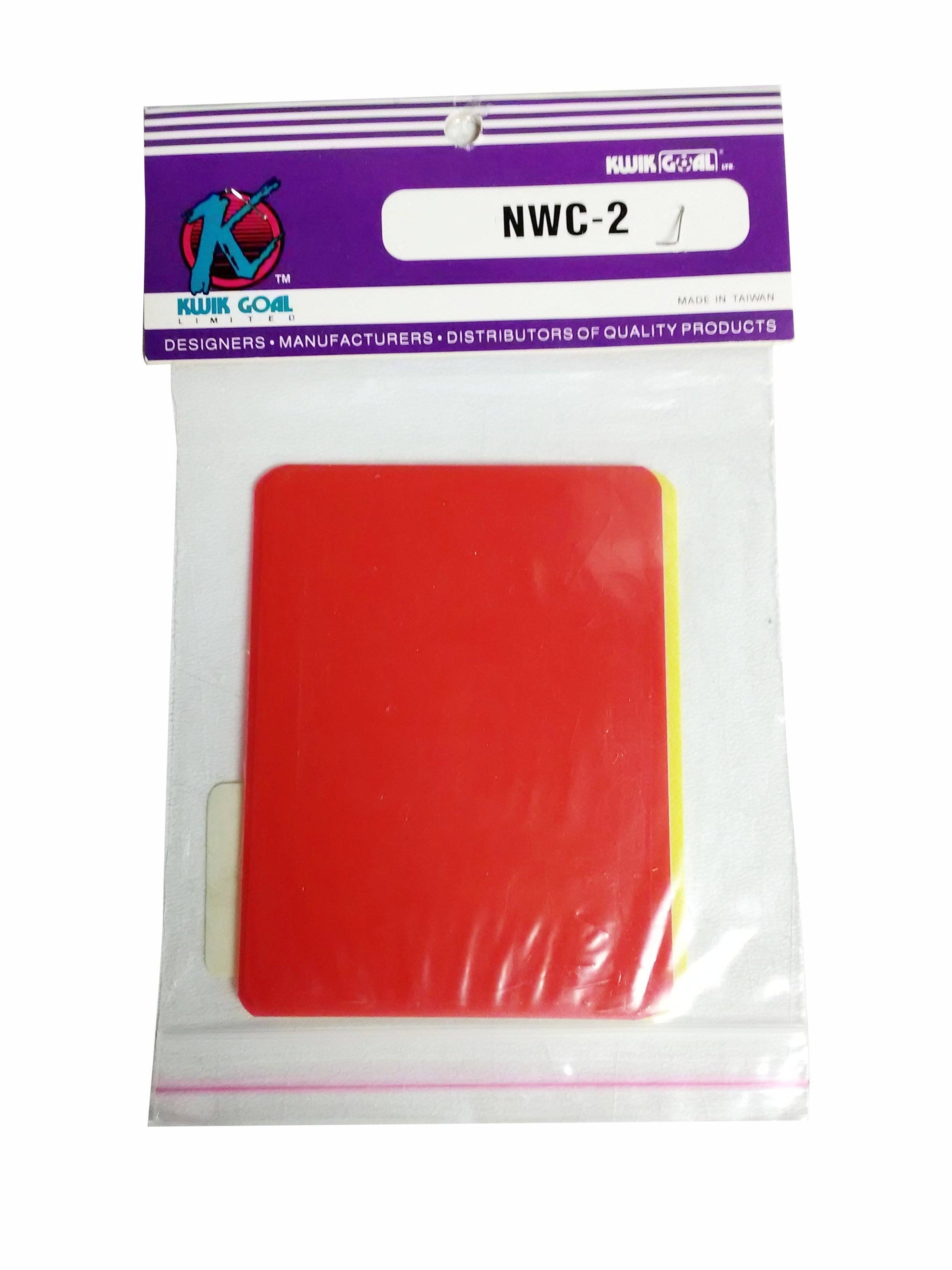 Kwikgoal Red and Yellow Card Set | NWC-2 Accessories kwikgoal Red/Yellow 