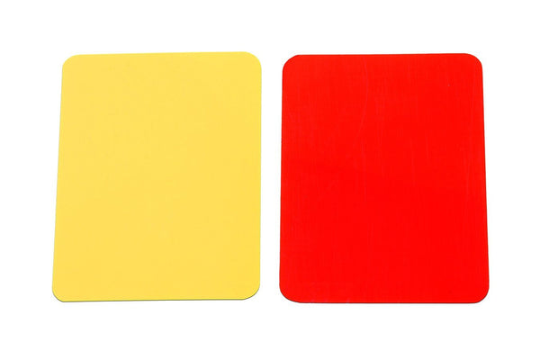 Kwikgoal Red and Yellow Cards | 15B503 Referee Kwikgoal Red/Yellow 