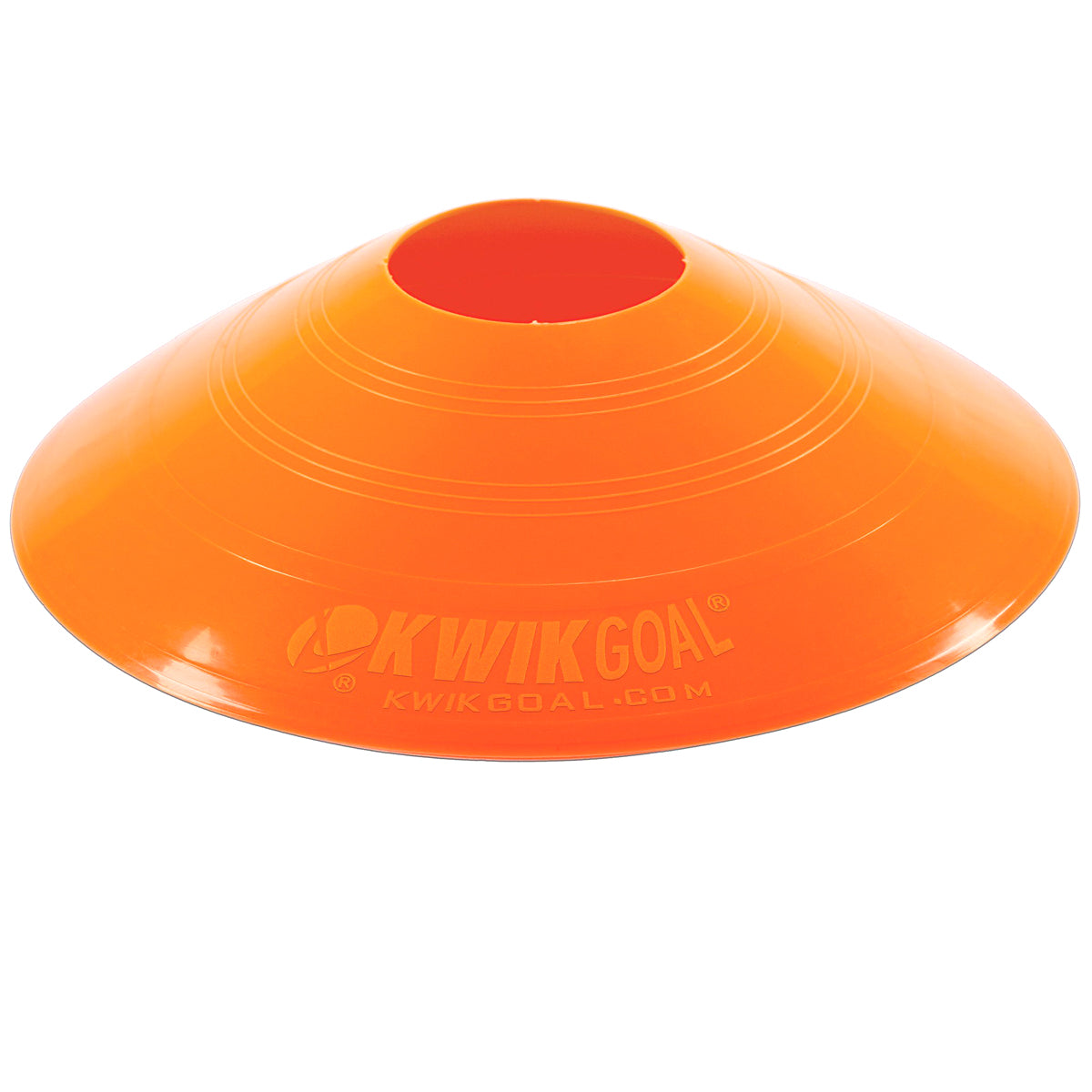 Kwikgoal Small Disc Cones Soccer Coaching Equipment | 6A10 Field equipment Kwikgoal Orange 