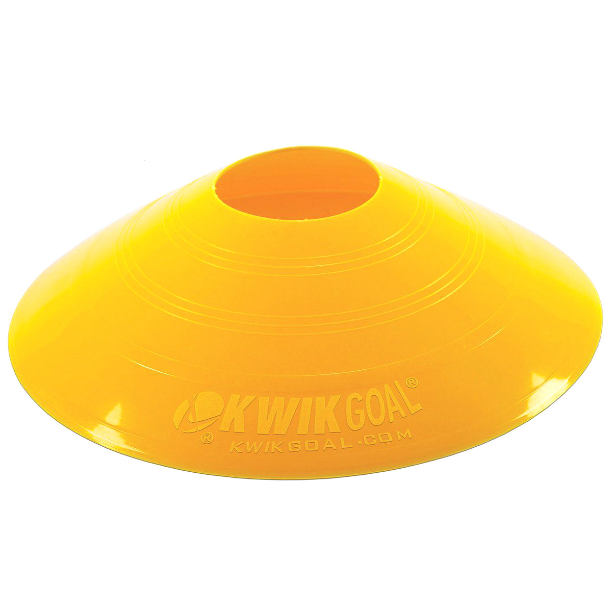 Kwikgoal Small Disc Cones Soccer Coaching Equipment | 6A10 Field equipment Kwikgoal Yellow 