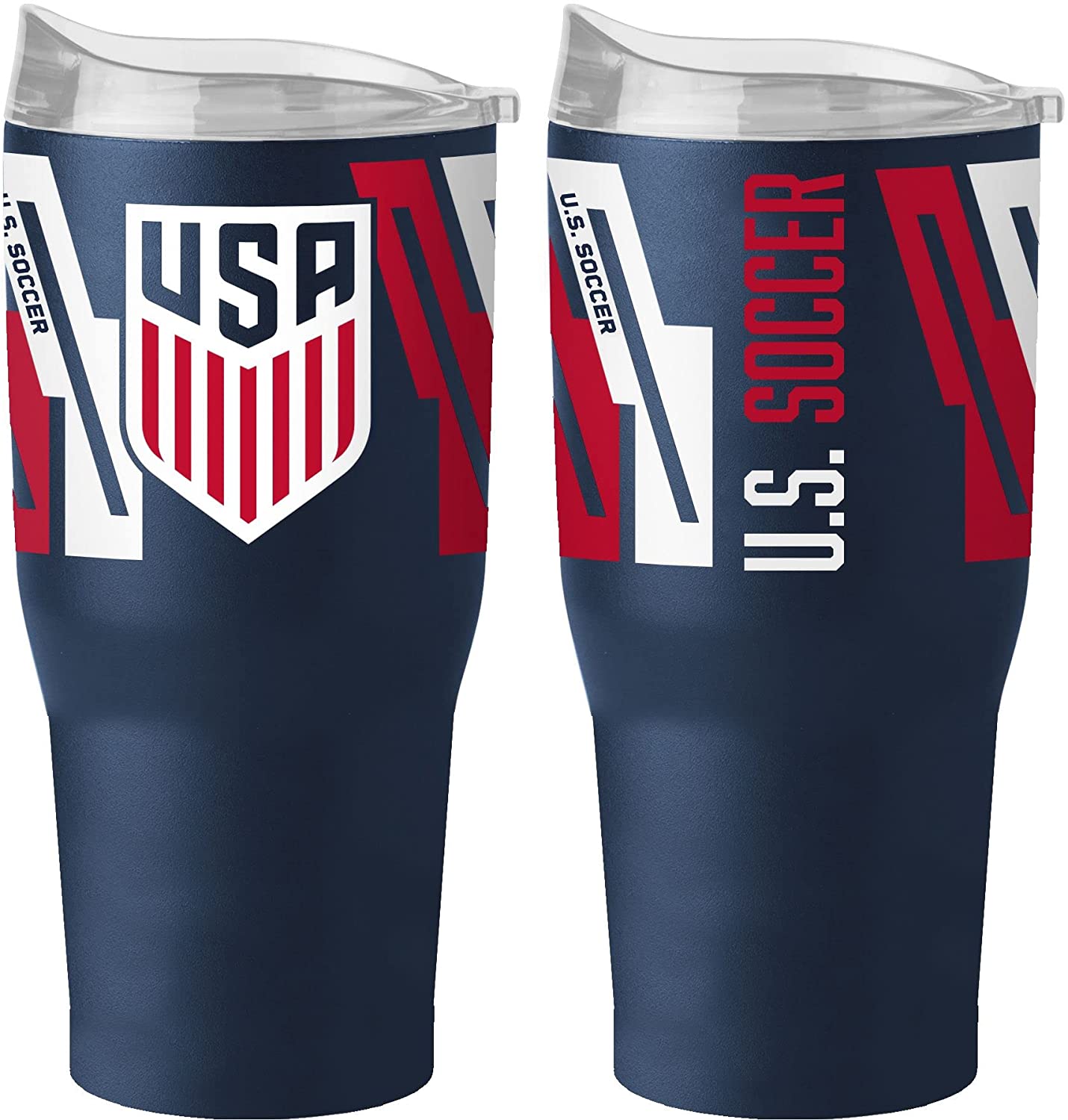 Logo Brands USA Soccer Stainless Steel 30oz. Tumbler