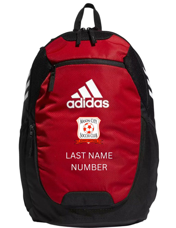 Mason City Soccer Club | Club Bag Bags Adidas One Size Red 