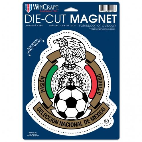 Mexican National Soccer Die Cut Logo Magnet 6.25&quot; x 9&quot; Accessories WinCraft 