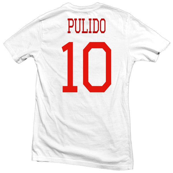 Mexico International Hero Tee 2019: Alan Pulido T-shirts 411 Youth Medium White 