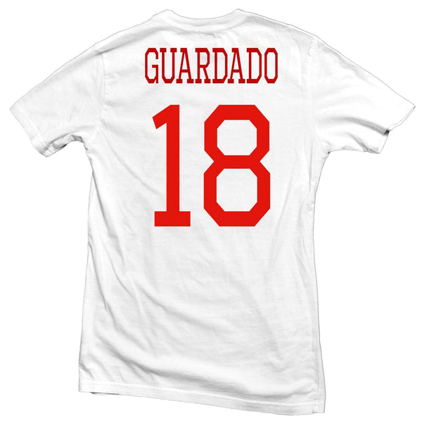 Mexico International Hero Tee 2019: Andres Guardado T-shirts 411 Youth Medium White 